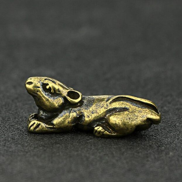 Souris décorative – symbole de chance et de prospérité